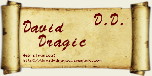 David Dragić vizit kartica